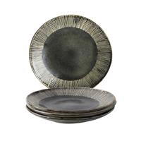 Dutch Rose Organic set 4 borden 21,5 cm groen - thumbnail
