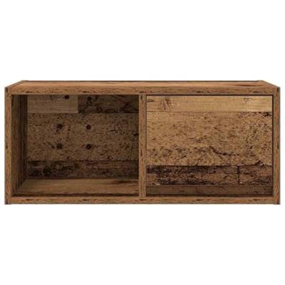 Tv-meubels 2 st 60x31x25,5 cm bewerkt hout oud houtkleurig