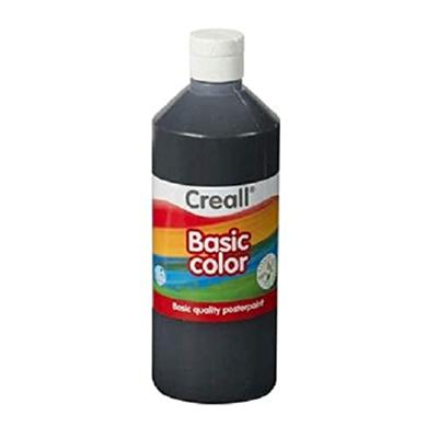 Creall Plakkaatverf zwart 500 ml - thumbnail