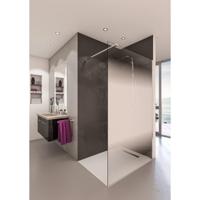 Inloopdouche BWS Free Time 90x200 cm Mist Glas Timeless Coating Chroom - thumbnail