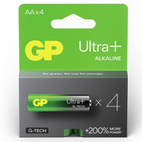 GP AA x4 Ultra Alkaline batterijen - thumbnail