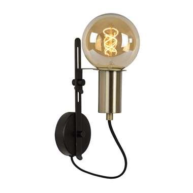 Lucide MALCOLM - Wandlamp - 1xE27 - Zwart