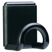 Kapstokhaak Unilux magneet 1 haak zwart - thumbnail