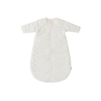 Jollein slaapzak met afritsbare mouw Rond Rib Ivory-110 cm - thumbnail