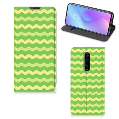 Xiaomi Redmi K20 Pro | Hoesje met Magneet | Waves Green