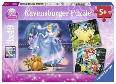 Ravensburger Disney prinses, 3x49st.