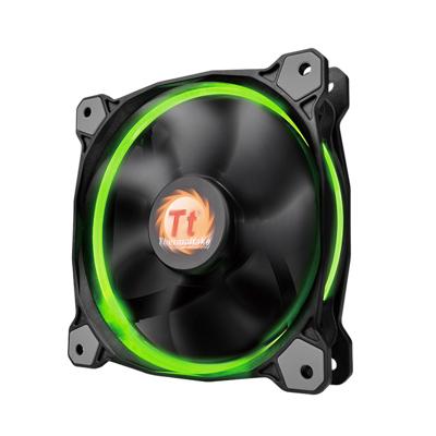 Thermaltake Riing 12 LED RGB PC-ventilator Zwart (b x h x d) 120 x 120 x 25 mm Incl. LED-verlichting Thermaltake Riing 12 LED RGB PC-ventilator Zwart (b x h x d) 120 x 120 x 25 mm Incl. LED-verlichting