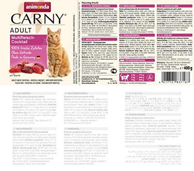 ANIMONDA Carny Adult Multi meat cocktail - nat kattenvoer - 400g