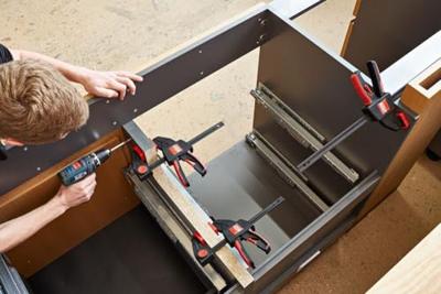 Bessey EZL60-8 Eenhandsklem EZL 600/80 Spanbreedte (max.):600 mm Afmeting, lengte: 810 mm Afm. werkbereik:80 mm - thumbnail