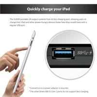 Transcend TS-HUB3K USB 3.2 Gen 1-hub 4 poorten Zwart - thumbnail