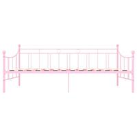 VidaXL Slaapbank metaal roze 90x200 cm - thumbnail