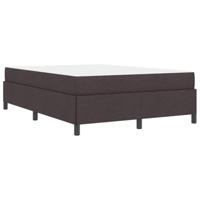 Boxspring bed Bruin 140 x 200 cm Stof en Engineered Hout - thumbnail