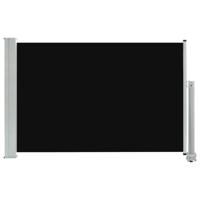 VidaXL Tuinscherm uittrekbaar 60x300 cm zwart - thumbnail