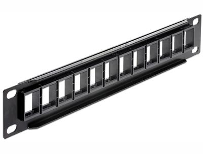 Delock 43259 12 poorten Zonder connectoren 1 HE