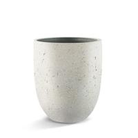 Grigio Tall Egg Pot D40xH47 Anthique-White - thumbnail