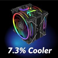 Akasa SOHO AR12 Computer behuizing Ventilator 12 cm Zwart - thumbnail