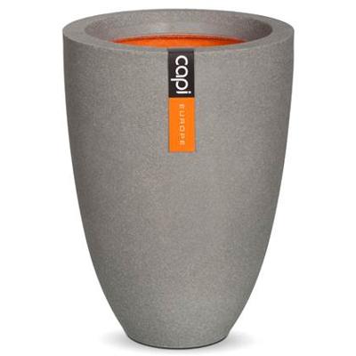 Capi Vaas elegant laag 26x36 cm grijs