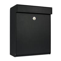 Design brievenbus Allux Grundform zwart - thumbnail