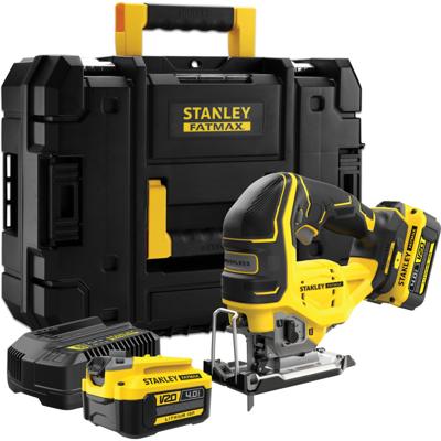 Stanley FATMAX SFMCS650M2K 18V Brushless Accu Decoupeerzaag | 2x4.0Ah Accu's + Lader | In Koffer - SFMCS650M2K-QW Stanley FATMAX SFMCS650M2K 18V Brushless Accu Decoupeerzaag | 2x4.0Ah Accu's + Lader | In Koffer - SFMCS650M2K-QW
