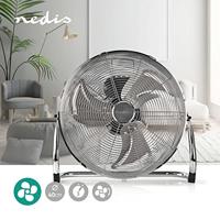 Nedis Vloerventilator | 400 mm | 3 Snelheden | Kantelbaar | Metaal | 1 stuk - FNFL10CCR40 FNFL10CCR40 - thumbnail