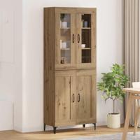 Hoge kast Artisan Eiken 69,5 x 34 x 180 cm Bewerkt hout - thumbnail
