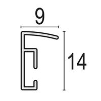 ZEP KB2 Wissellijst Papierformaat: 13 x 18 cm Zwart - thumbnail