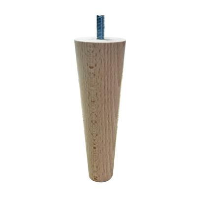 Meubelpoot conisch Ø 5 cm / 3,5 cm en hoogte 15 cm van massief hout (M8) Meubelpoot conisch Ø 5 cm / 3,5 cm en hoogte 15 cm van massief hout (M8)