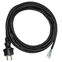 Aansluitsnoer 3x1.0qmm zwart neopreen (5mtr) - thumbnail