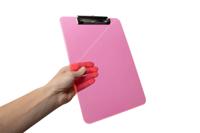 Maul Klembord 2340621 Roze (transparant) (b x h x d) 226 x 318 x 15 mm - thumbnail