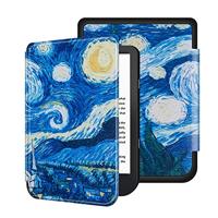 Lunso - sleepcover flip hoes - Kobo Nia (6 inch) - Van Gogh Schilderij - thumbnail