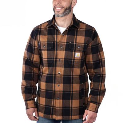 Carhartt Relaxed Fit Heavyweight Flannel Sherpa Casual Vest Heren S