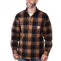 Carhartt Relaxed Fit Heavyweight Flannel Sherpa Casual Vest Heren S - thumbnail