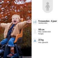 Bobike one maxi achterzitje dragerbevestiging chocolade bruin - thumbnail