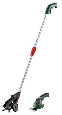 Bosch Home and Garden Isio Grasschaar, Telescoopsteel Accu Incl. accu, Incl. oplader, Met verlenging, Incl. grasschaar hulpstuk 3.6 V Li-ion