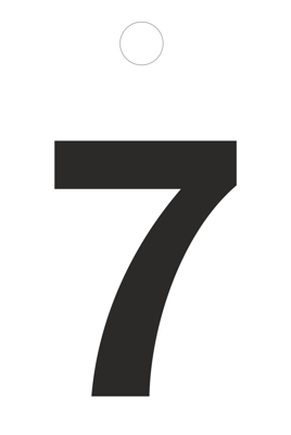 Metafranc Plakcijfer 35Mm Zwart 7 - WU0511780