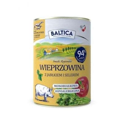 BALTICA Smaki regionów Pork with apple - natvoer voor honden - 400g