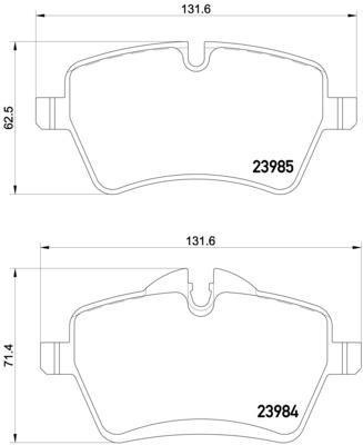 Remblokken set 2398404