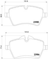 Remblokken set 2398404 - thumbnail