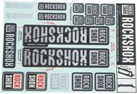 ROCKSHOX decor set decal set grey - thumbnail