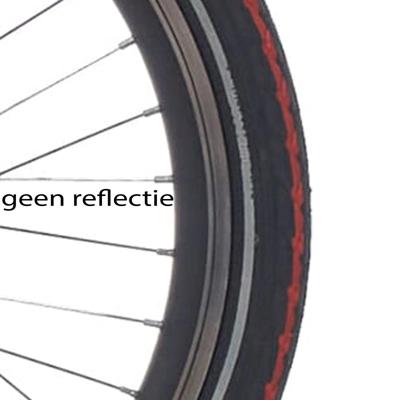 Deli Tire buitenband sa-206 16 x 1.75 zw oranje streep