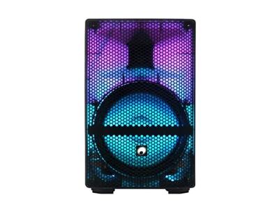 Omnitronic MSE-8+ mobiele party speaker met accu, LED-effecten en microfoon - thumbnail
