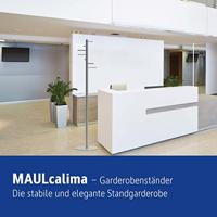 Maul Staande kapstok 9406496 MAULcalima Aantal haken: 7 (Ø x h) 35 cm x 177 cm Metaal, Staal Lichtzilver 1 stuk(s) - thumbnail