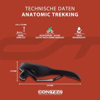 CONTEC zadel "anatomic" ct saddle anatomic 279 x 179mm zone cut - thumbnail