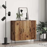 Dressoir Oud hout 90 x 34 x 80 cm Bewerkt hout - thumbnail