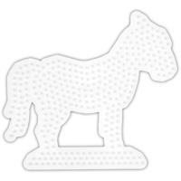 Hama strijkkralen grondplaat paard wit - thumbnail