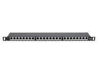 Intellinet 720922 24 poorten Patchpaneel 483 mm (19) CAT 6A 0.5 HE Zwart Ingericht - thumbnail