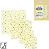 Greenminds bijenwas folie 33 cm set van 4 | 8 stuks - thumbnail