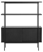 Bendt Wandkast 'Mick' 94 x 114cm, kleur Zwart - thumbnail