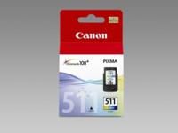 Originele inkt cartridge Canon CL-511 Colour Cyaan/Magenta/Geel - thumbnail