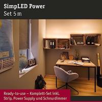 Paulmann SimpLED 78957 LED-strip complete set Met connector (male) 24 V 5 m Warmwit 1 stuk(s) - thumbnail